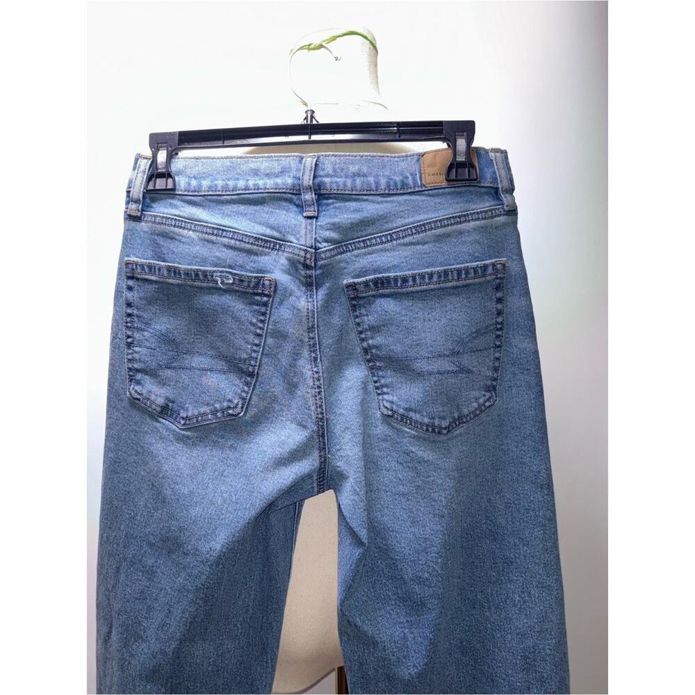 American Eagle Outfitters Light Blue Stovepipe Jeans Size 0 Short - Picture 6 of 11